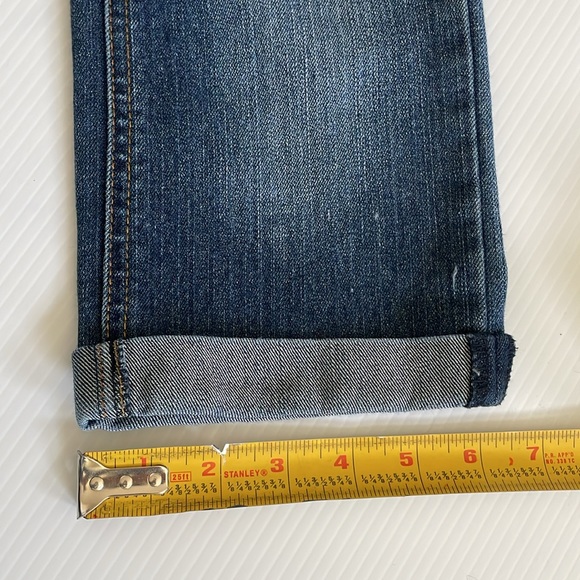 Justice simply low, cropped, Capri, jeans.  Girls size 12 1/2 - Picture 8 of 14